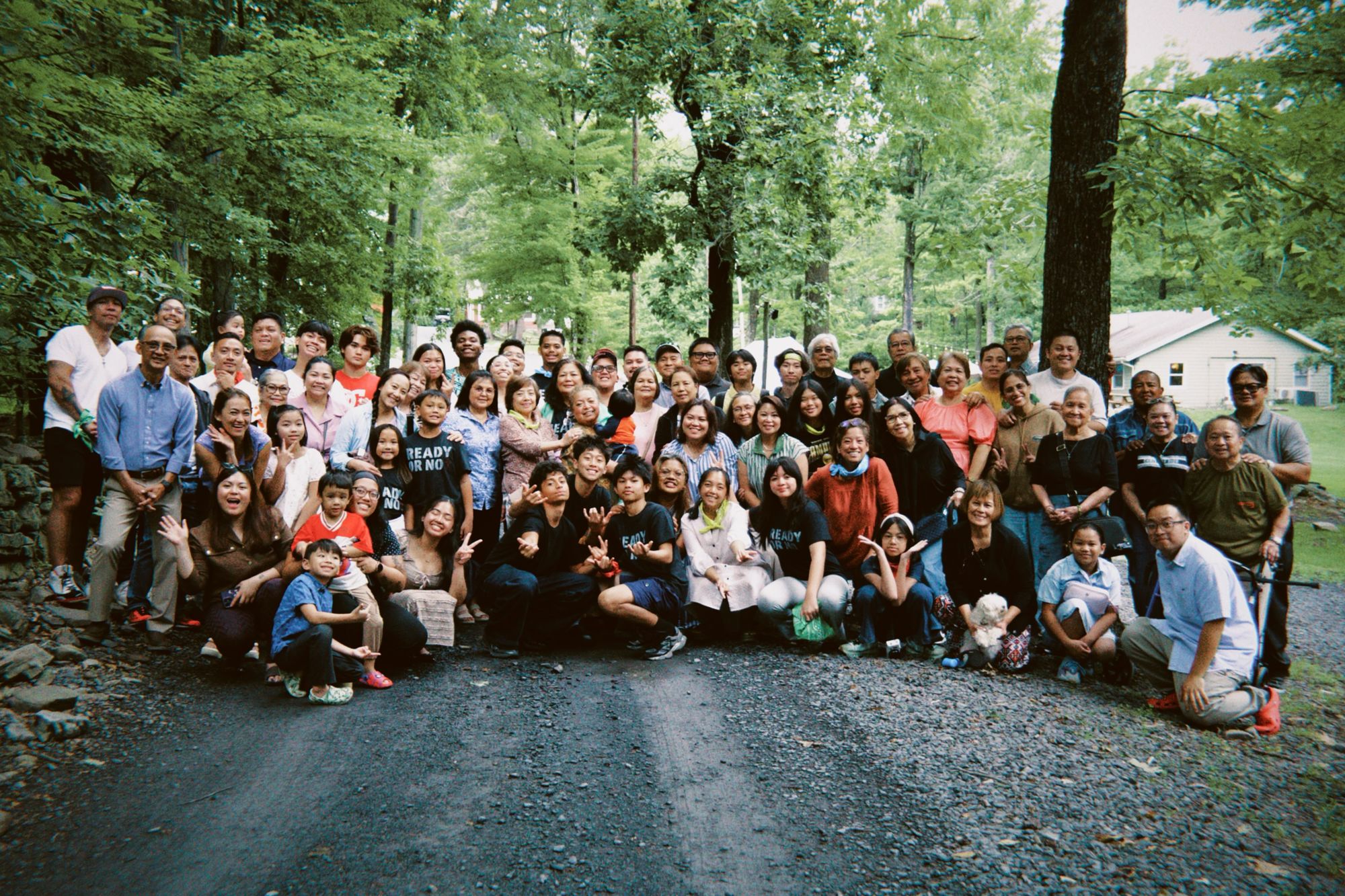 Summer camp group photo