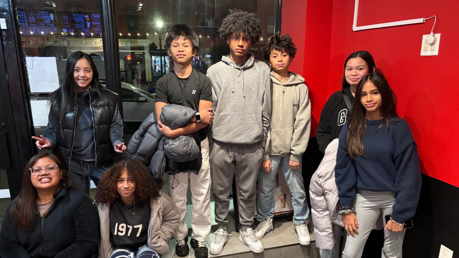 Youth group outing